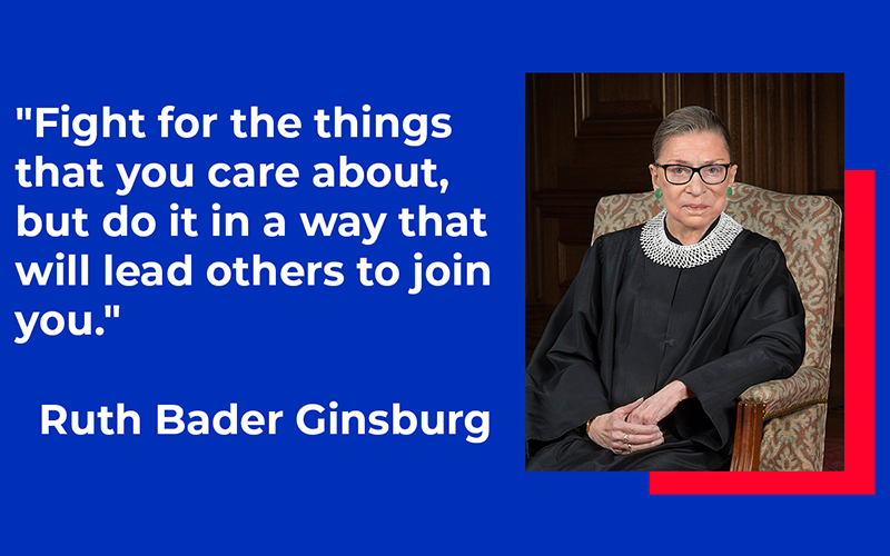 Ruth Bader Ginsburg: A beacon to women in law everywhere